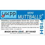 YUPP - Fish Muttballs - Meet balls for Dogs YUPP