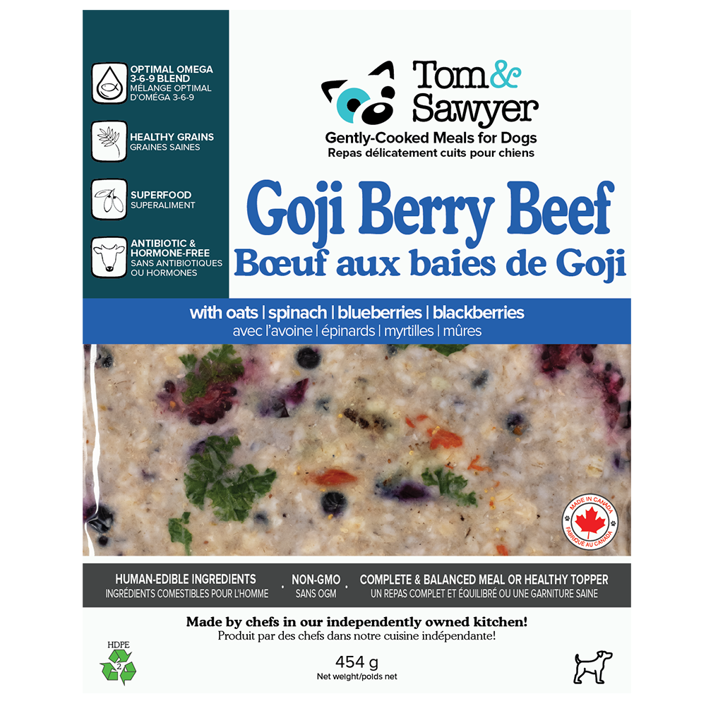 Tom and Sawyer - Goji Berry Beef - Fresh Food For Dogs Tom & Sawyer