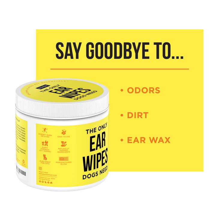 Natural Rapport - The Only Ear Wipes Dogs Need - Ear wipes for Dog Natural Rapport