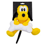 Buckle-Down- Disney Pluto With Bone Sitting Pose - Dog toy Squeaker Plush Buckle-Down