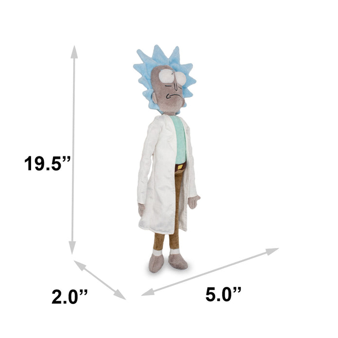 Buckle-Down- Rick and Morty Standing Rick Full Body Pose - Dog toy Squeaker Plush Buckle-Down