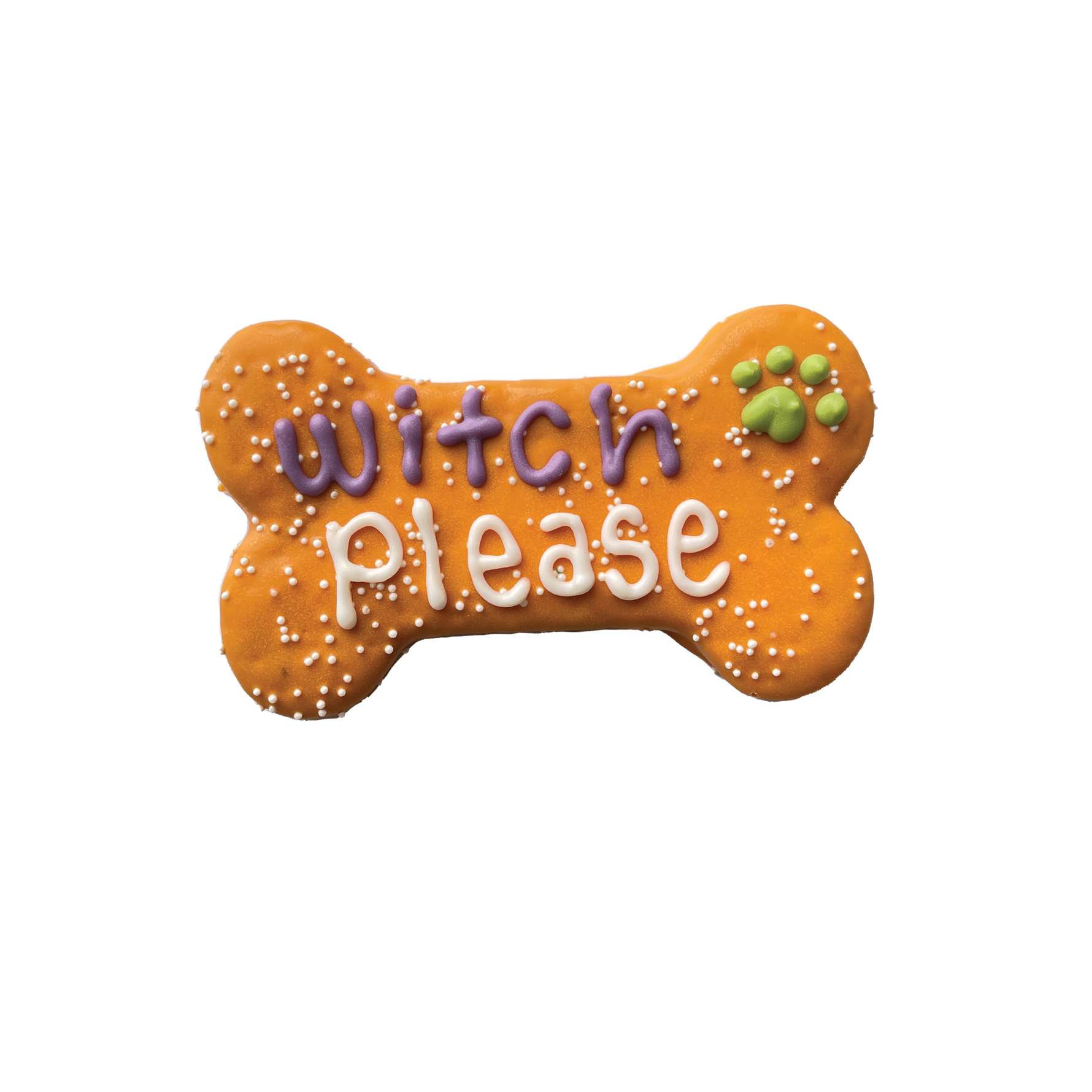 Bosco and Roxy - 6" WITCH PLEASE BONE - Halloween - Cookie for Dogs Bosco And Roxy