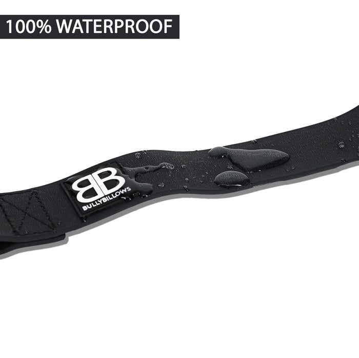 BullyBillows - 5CM PIN BILLOWTHANE® COLLAR | WATERPROOF & ANTI-RUST - PLATINUM BullyBillows