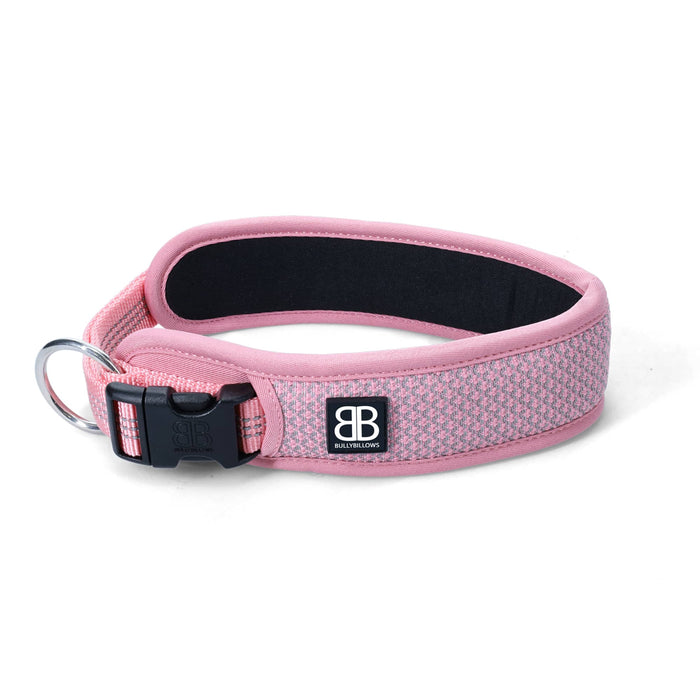 BullyBillows - ACTIVE SLIP N' CLIP COLLAR - Pink BullyBillows